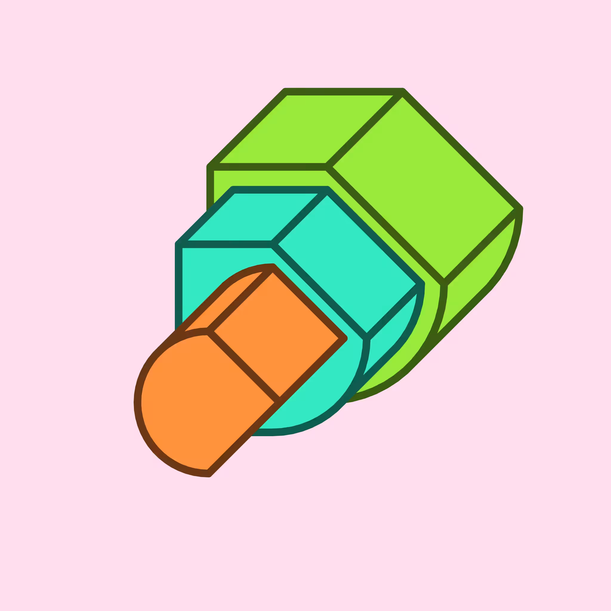 Calm shapes #1558