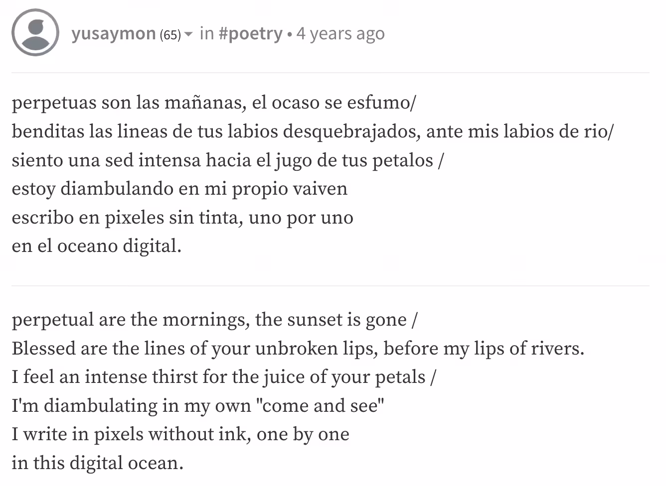 in #poetry 4 years ago