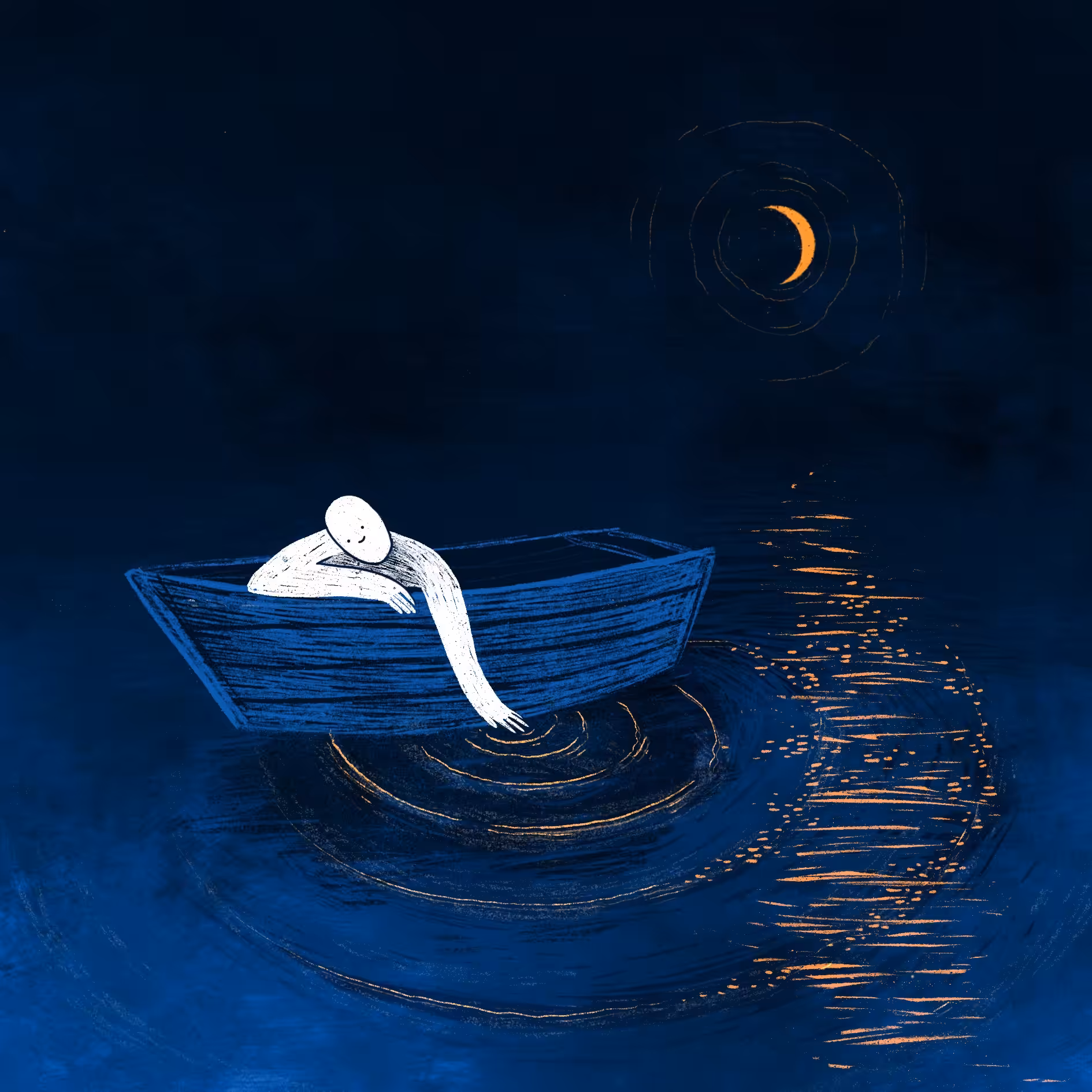 afloat