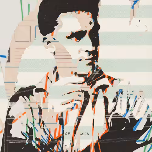 THE GENERATIVE PORTRAIT COLLECTION OF ROBERT MALLARY: Generative Portrait of Robert Mallary #72