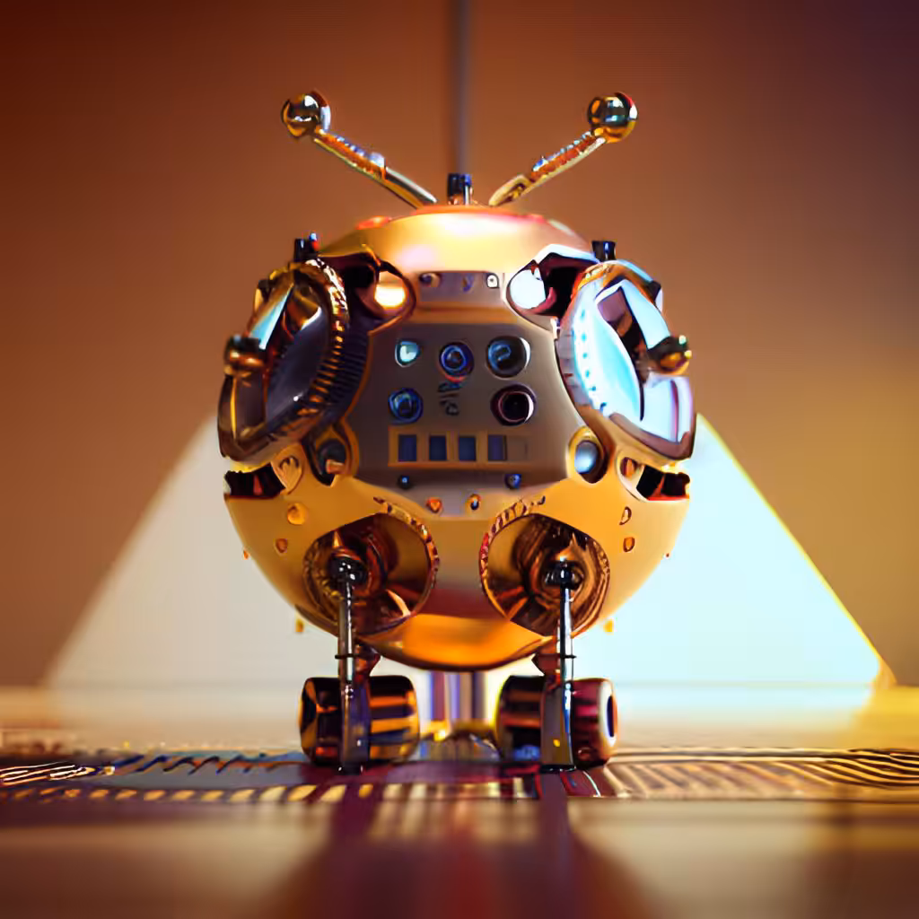 Golden Robotic Apples #36