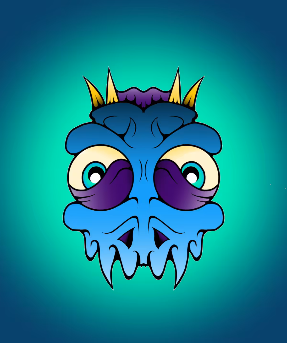 ⇧ UPside doWN ⇩ CreAtureS - drop1 ⇳ #04 - KingsMask SKELETON