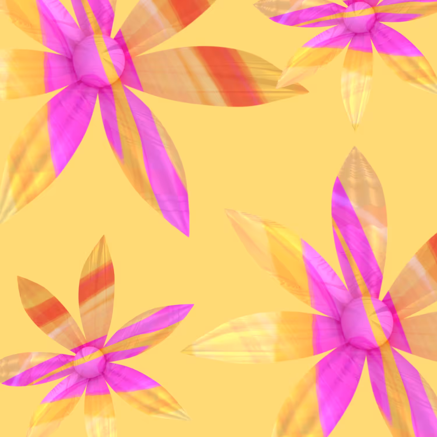 2-3D Summer Flowers