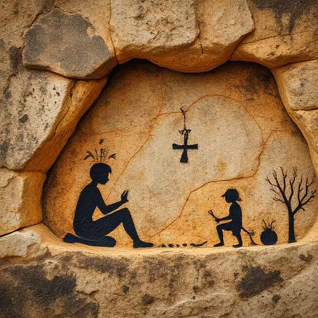 Prayer in the heart of stone