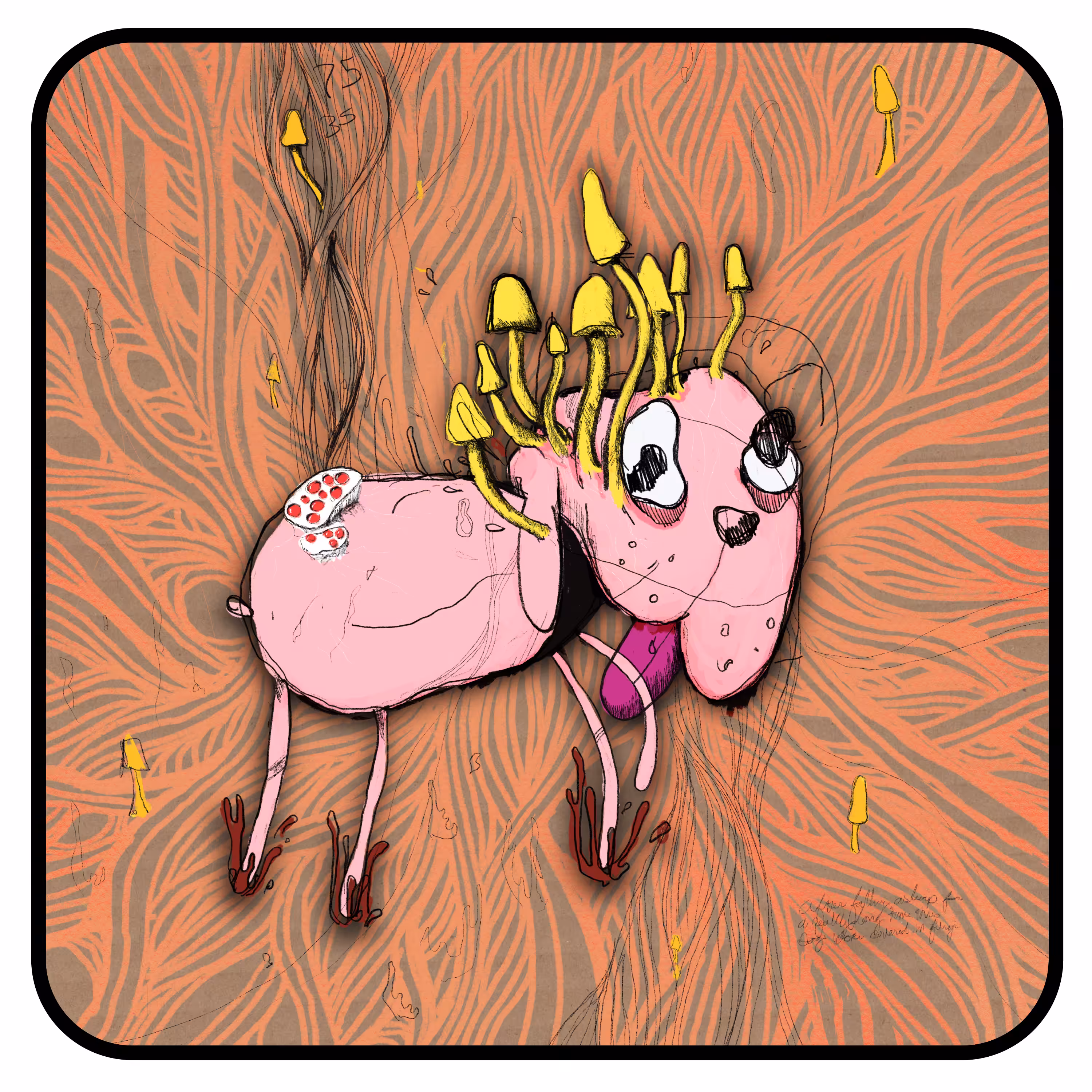 The Mushroom People x Drew Anderson : Myce Dog