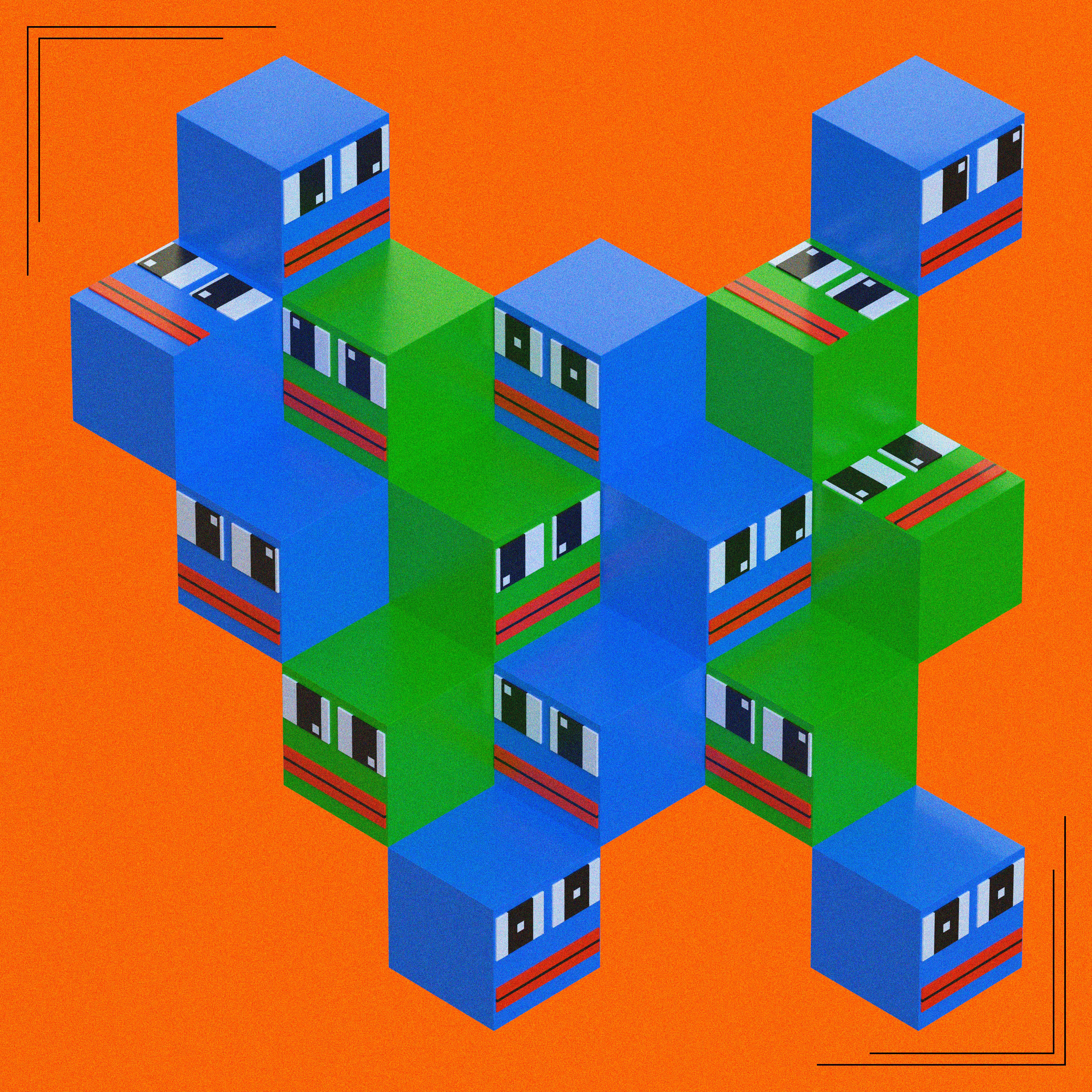 Isometric Pepe #5