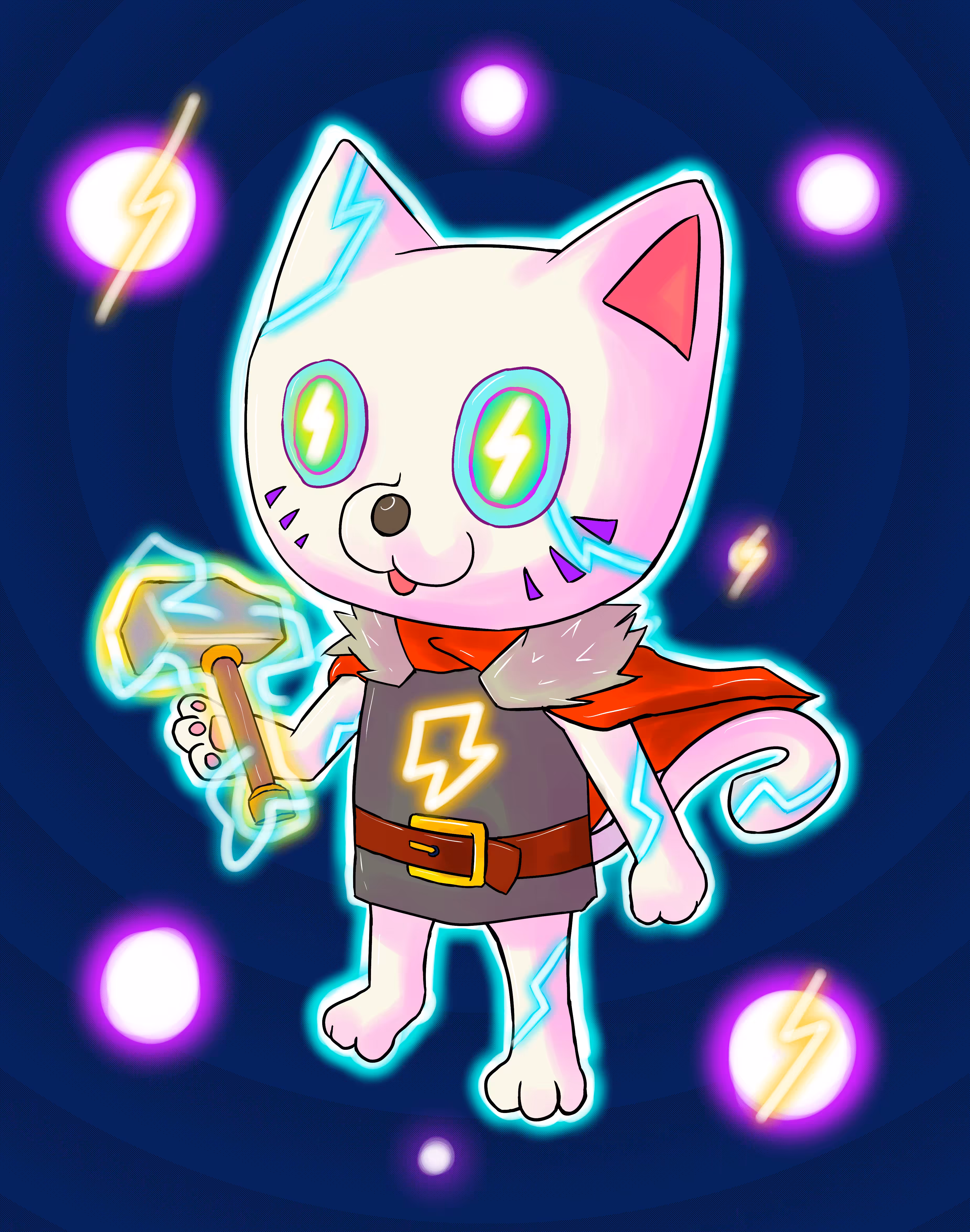 Cyber cat Thor