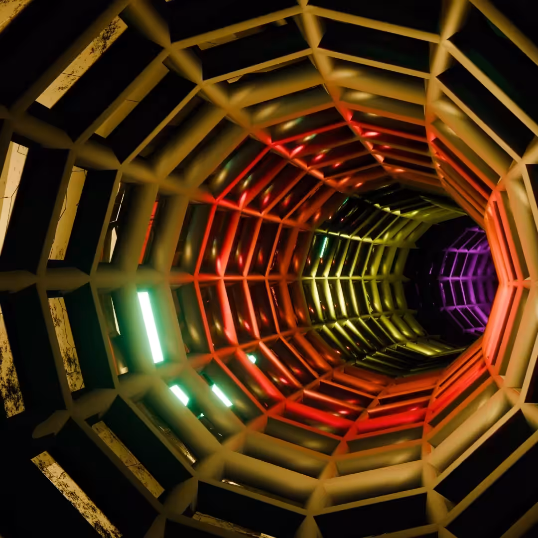 Metal trippy tunnel #9