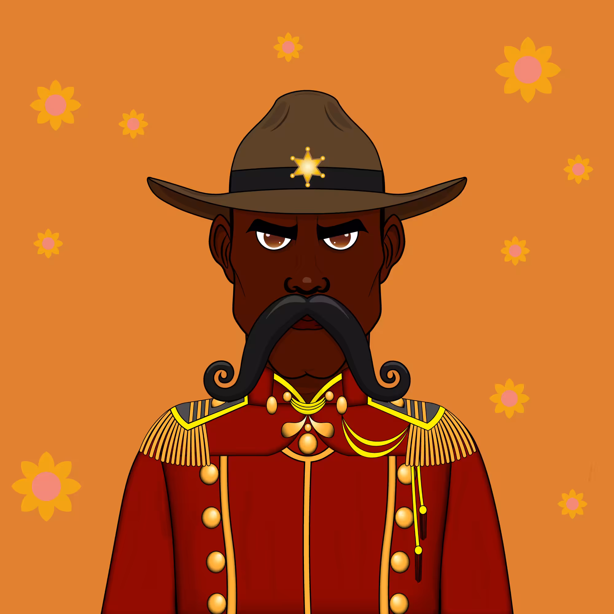 Mustachioed #62