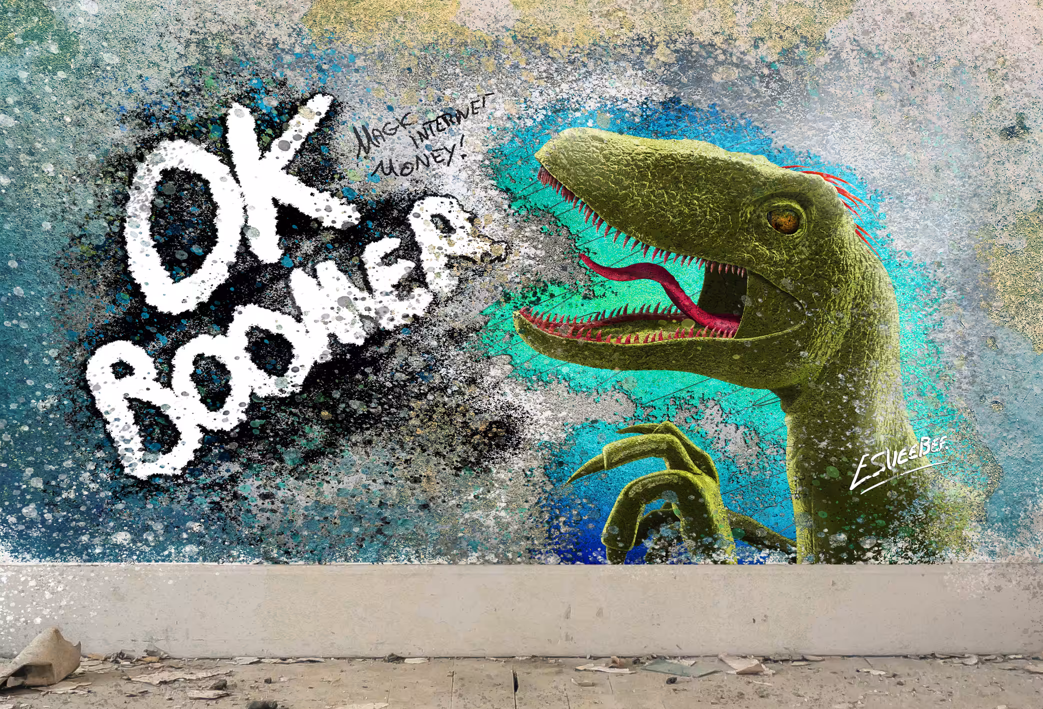 StreetArt Series #03 OK Boomer
