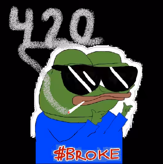 $BROKE pepe pfp