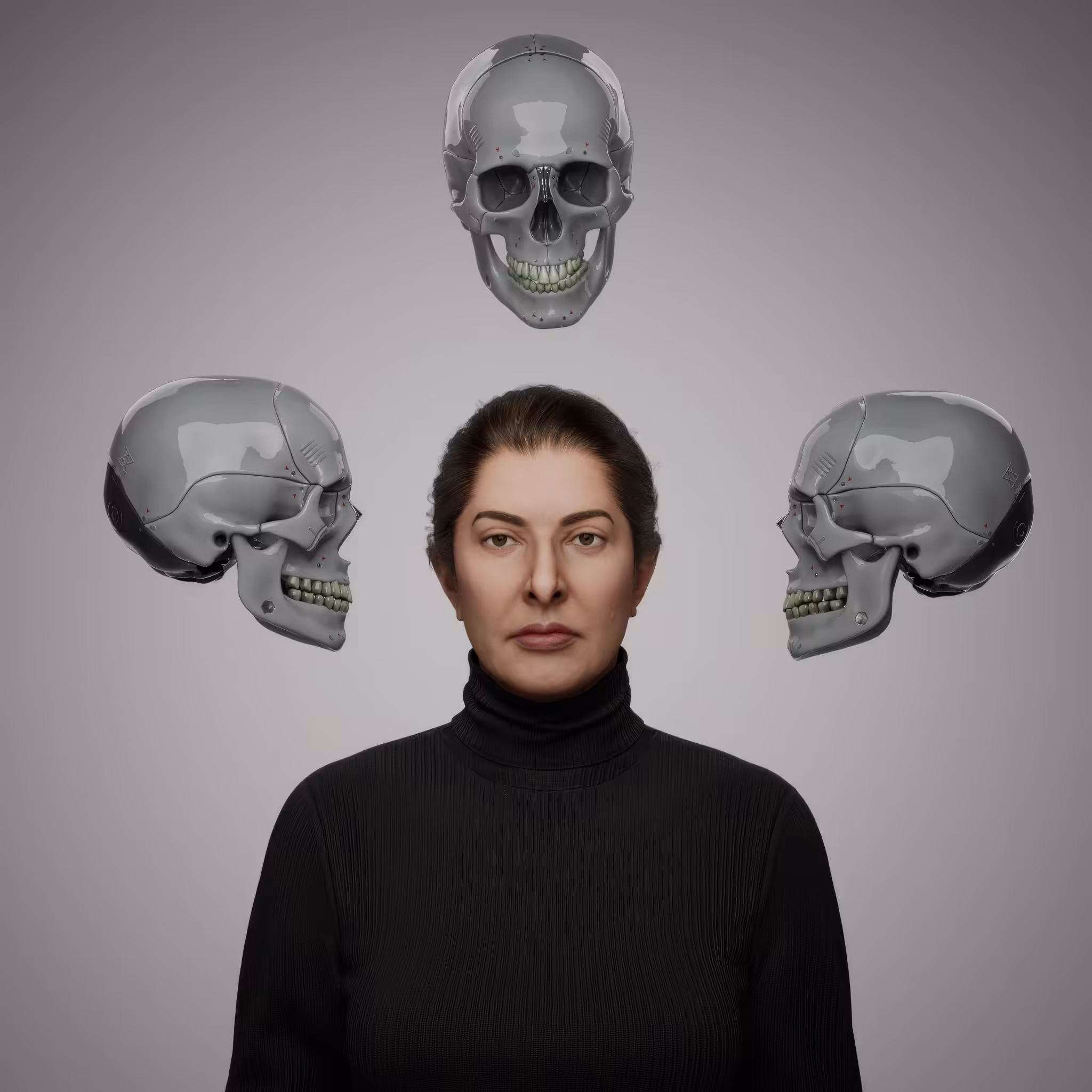 Portrait with Skulls #53