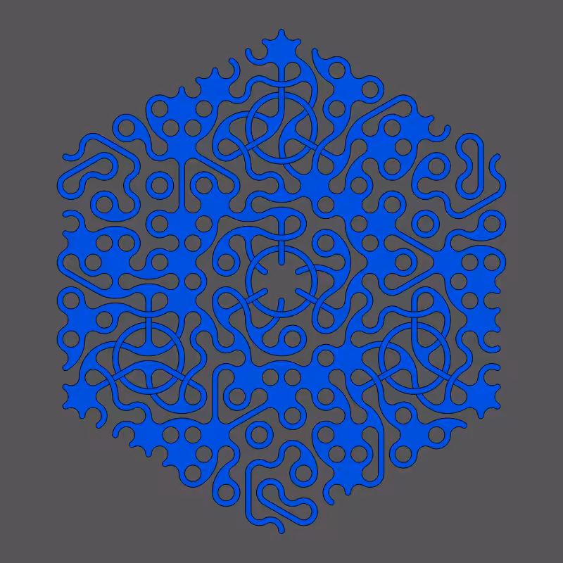 Threefold Symmetry - Dark Variations #125