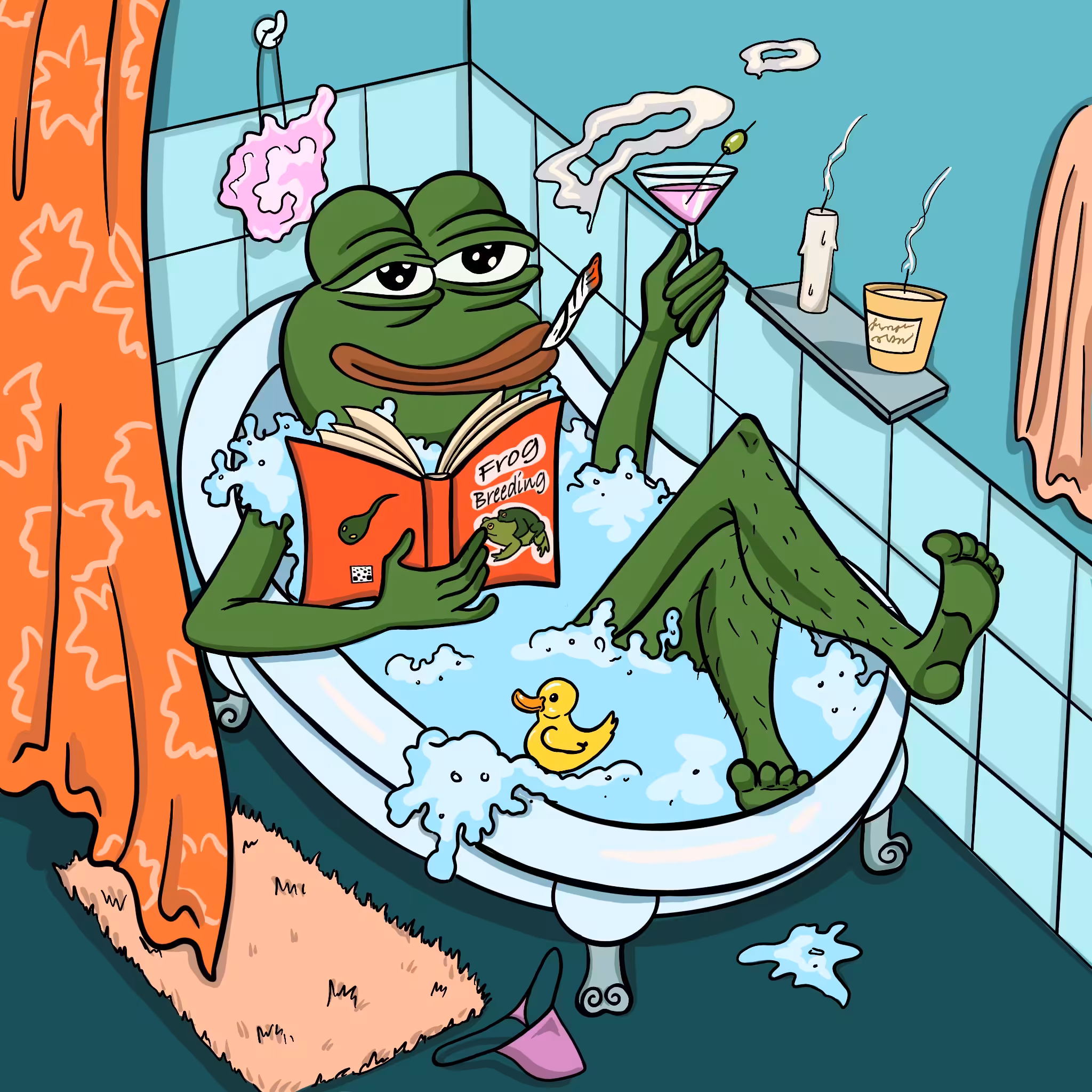 #01 Pepe Bathtime