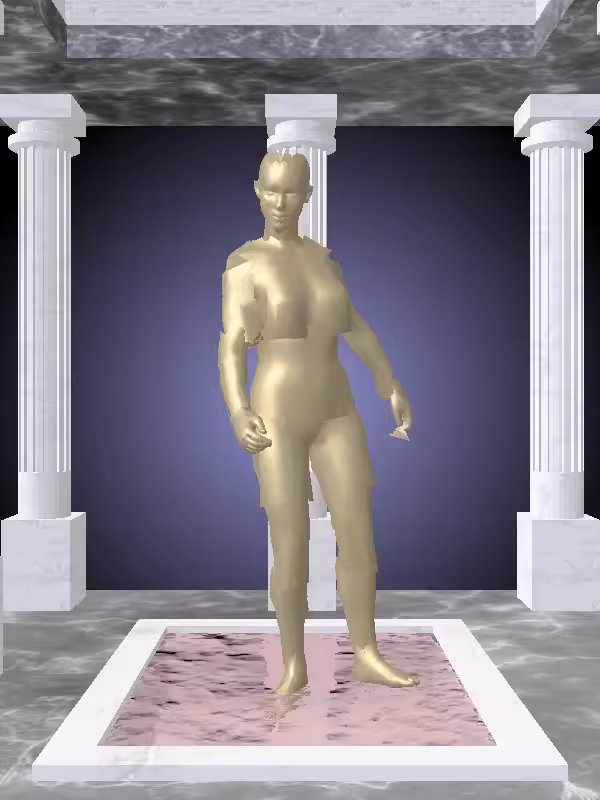 HeavenComputer: The Drunk Faded Gold Woman #6743