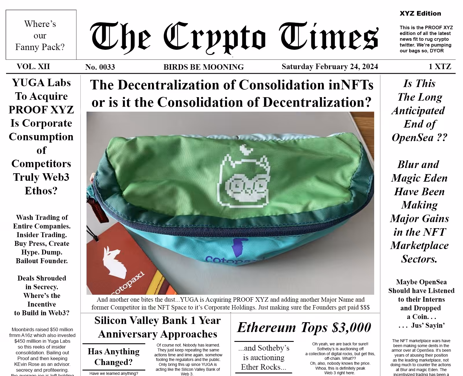The Crypto Times 0033 - Here's the PROOF