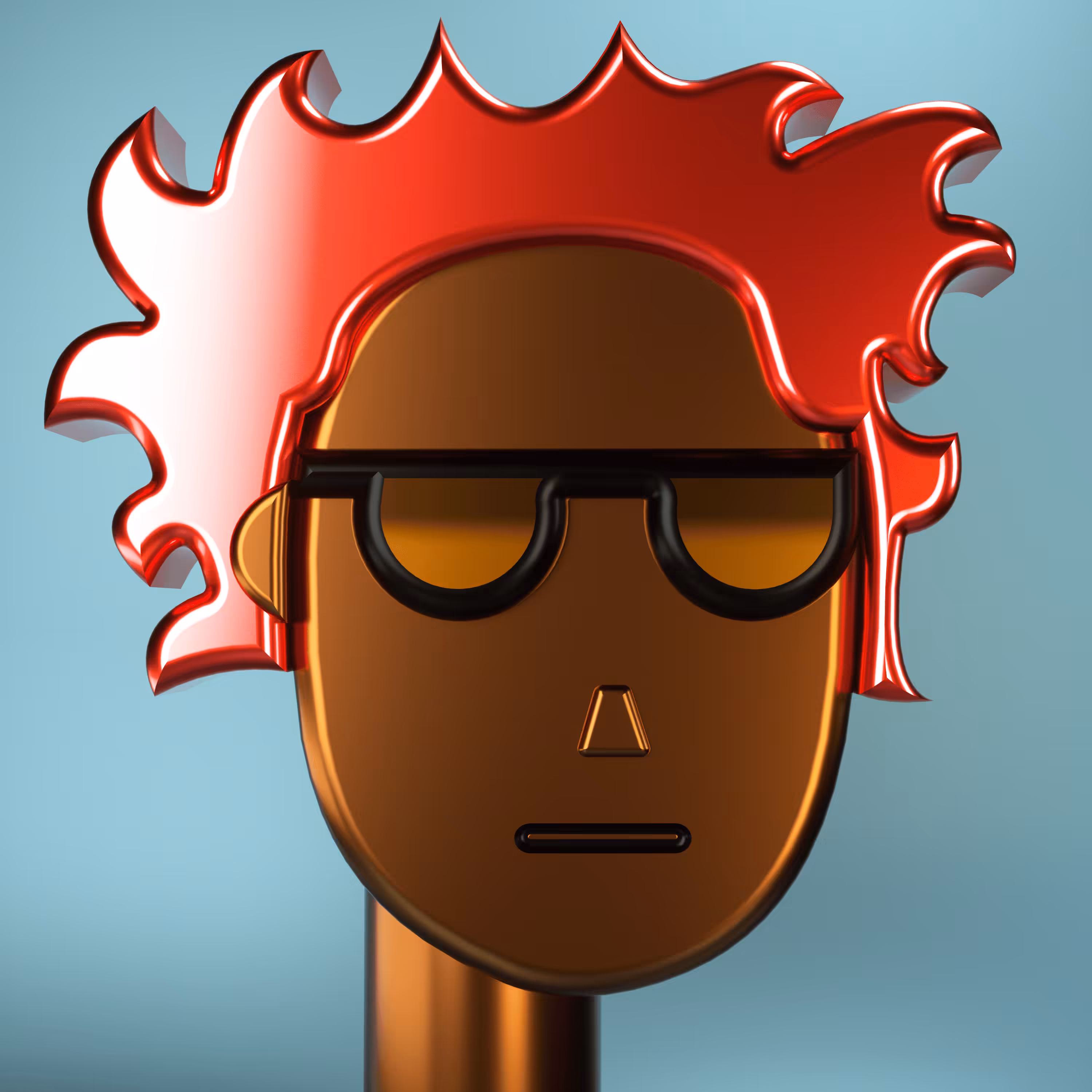 3D Chrome Punk #0261