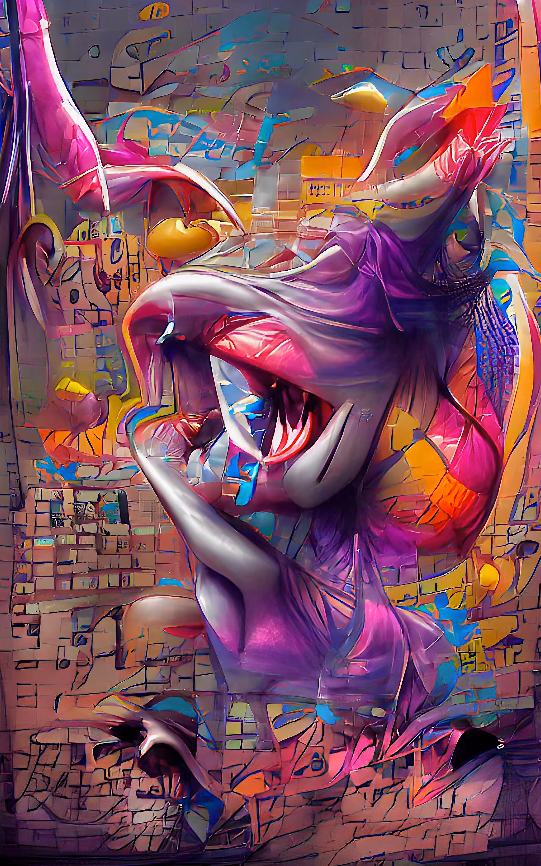 AI Graffiti - Urban Scrawl #04