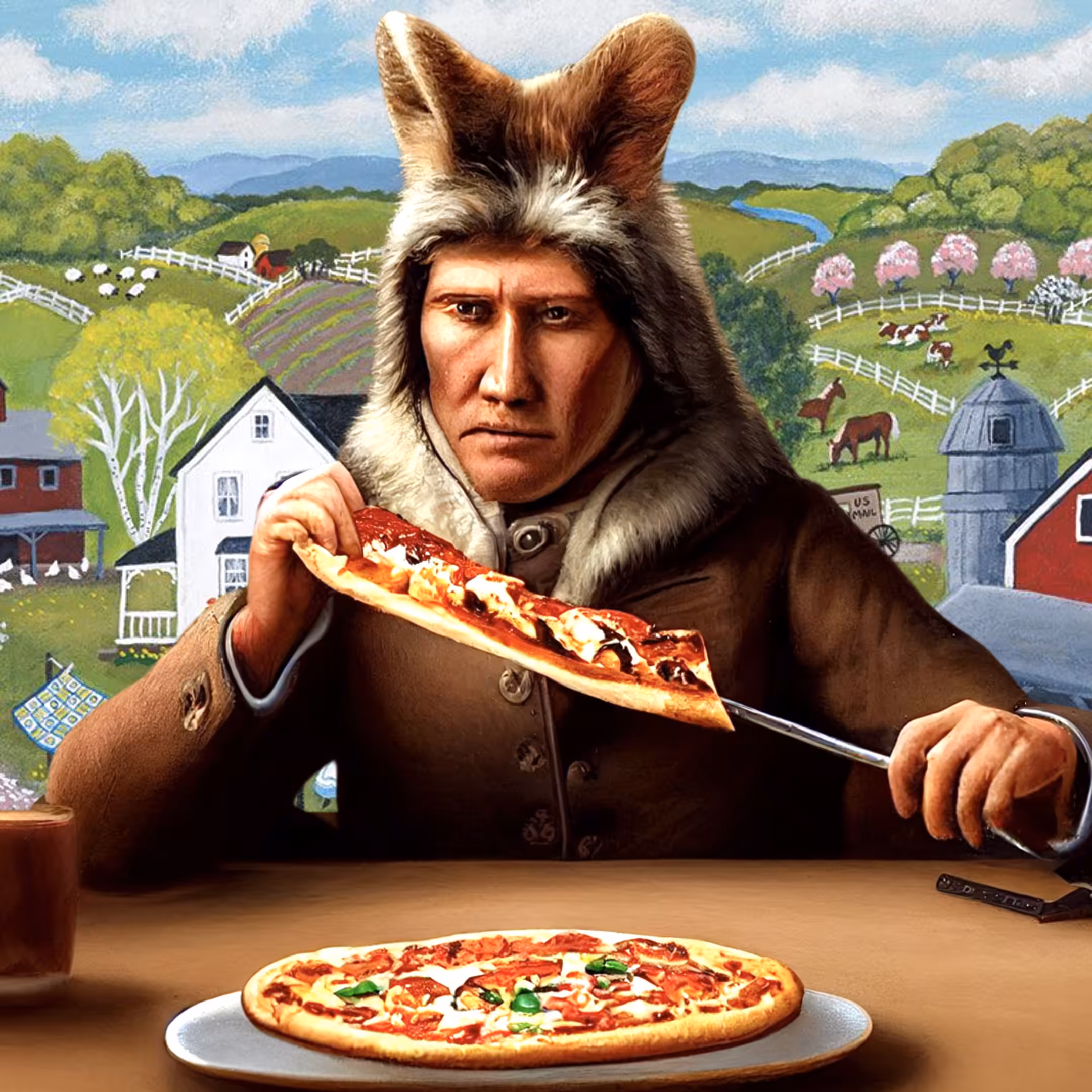 Presidents and Pizza: Davy Crockett
