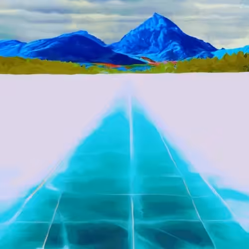 Generated Glitch Landscape #224