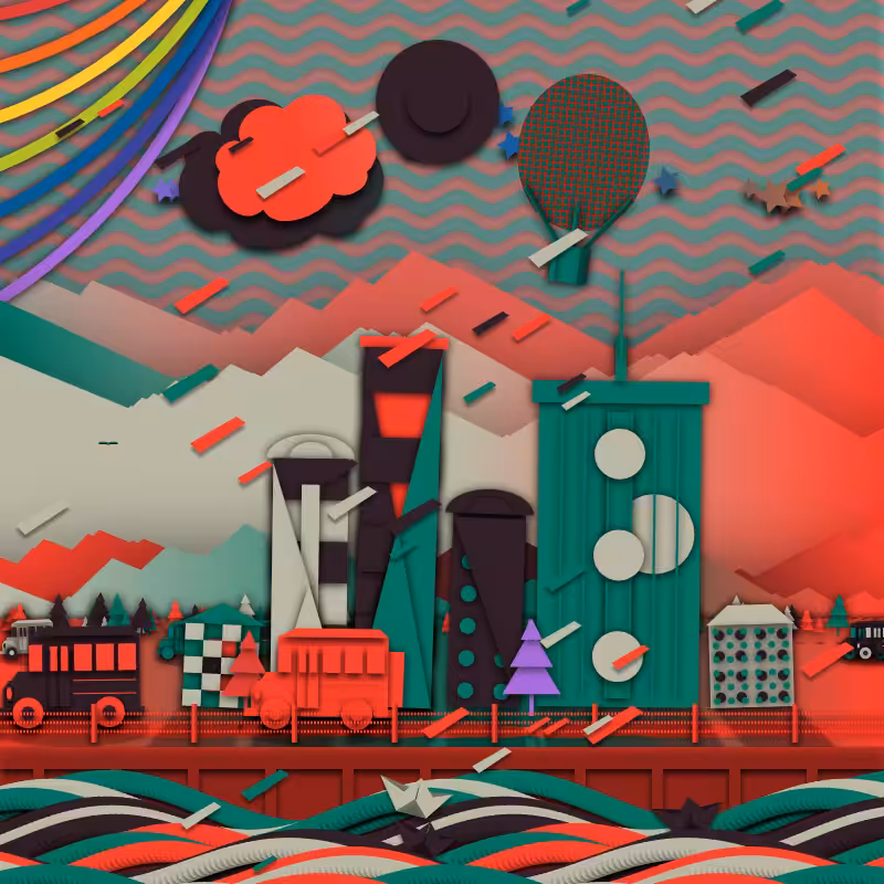 Paper Art 2.5D #83