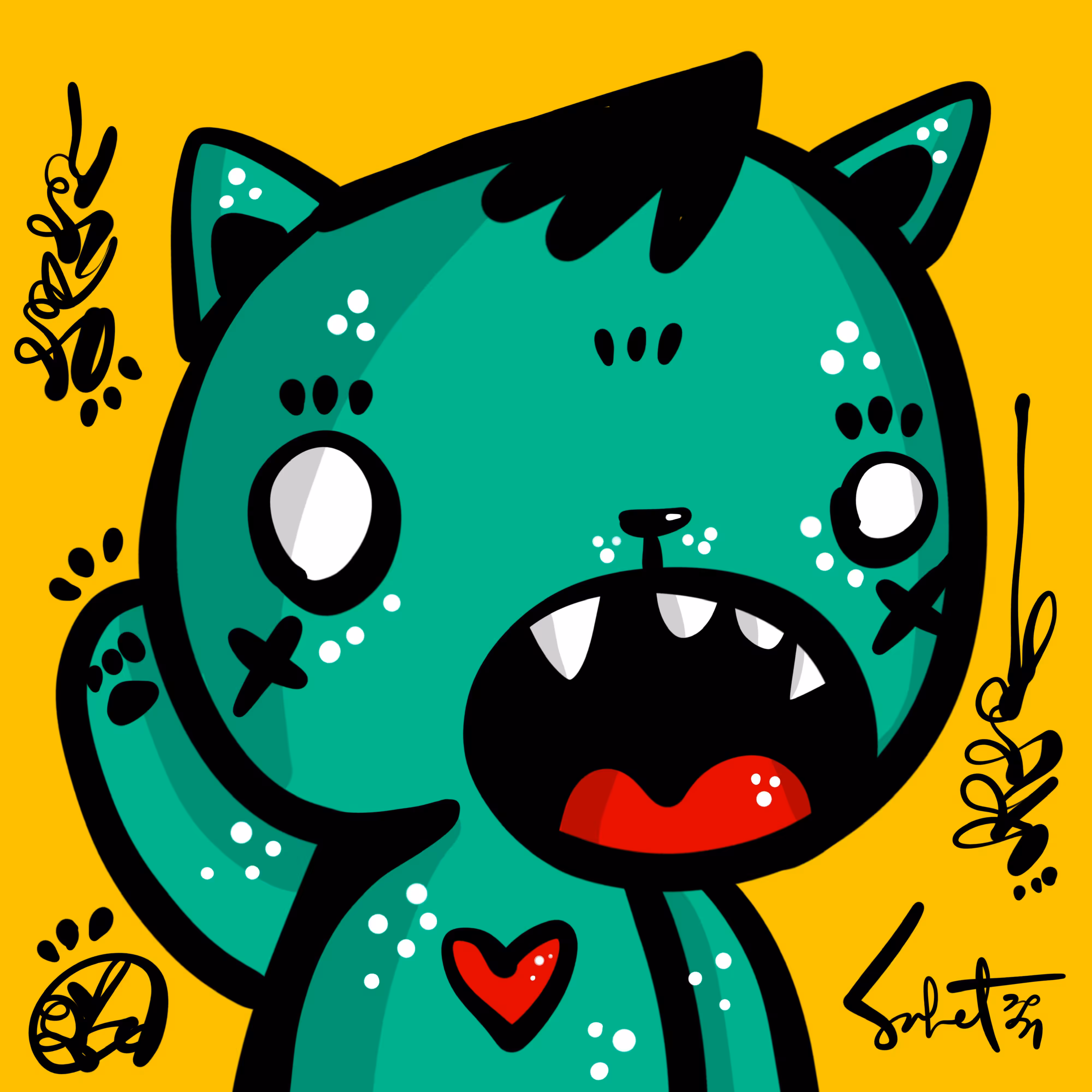 Ugly Kitties by Sabet #260