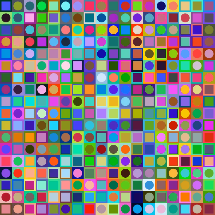 Square Dot Composition #279