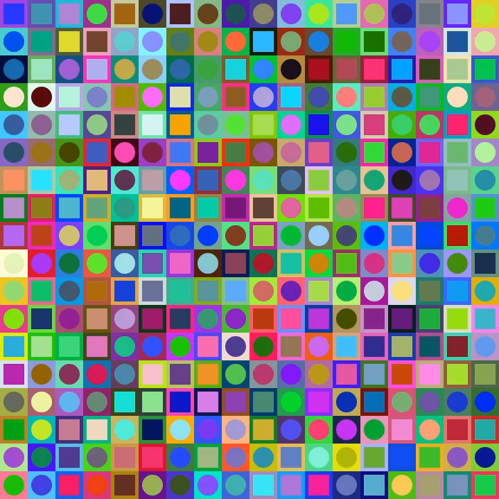 Square Dot Composition #30