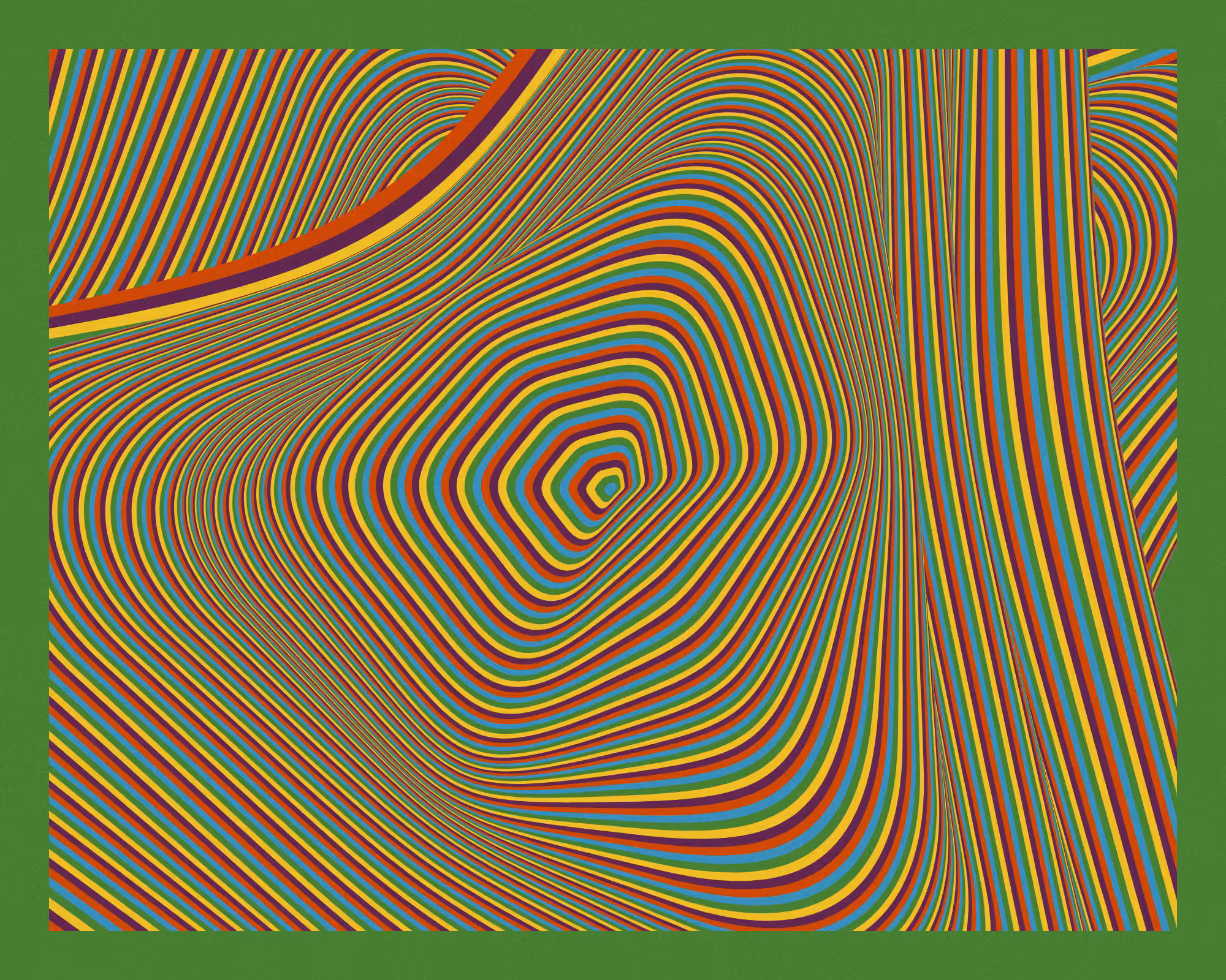 Alternating bands of color #69