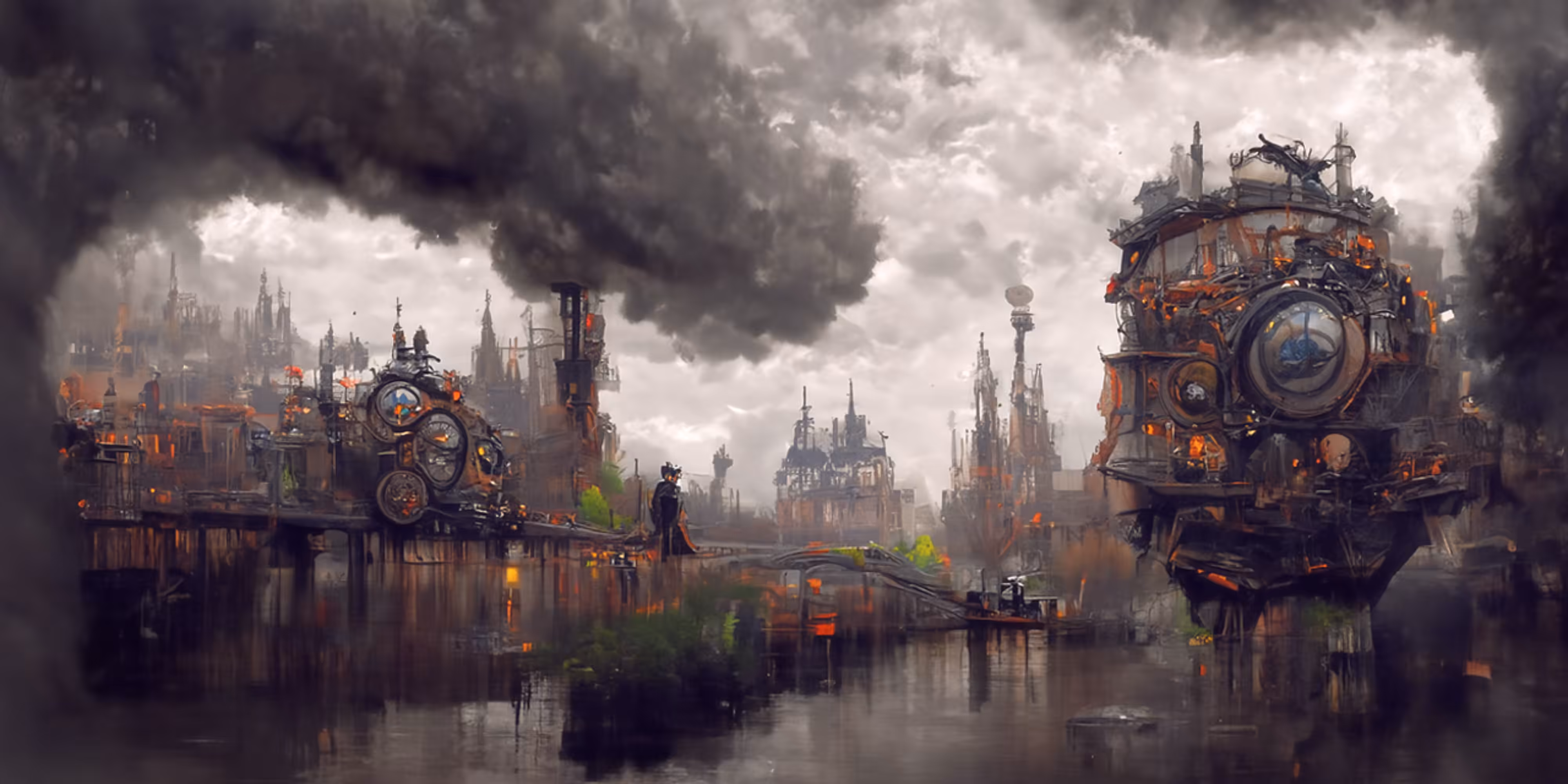 SteamPunk cityScape #011