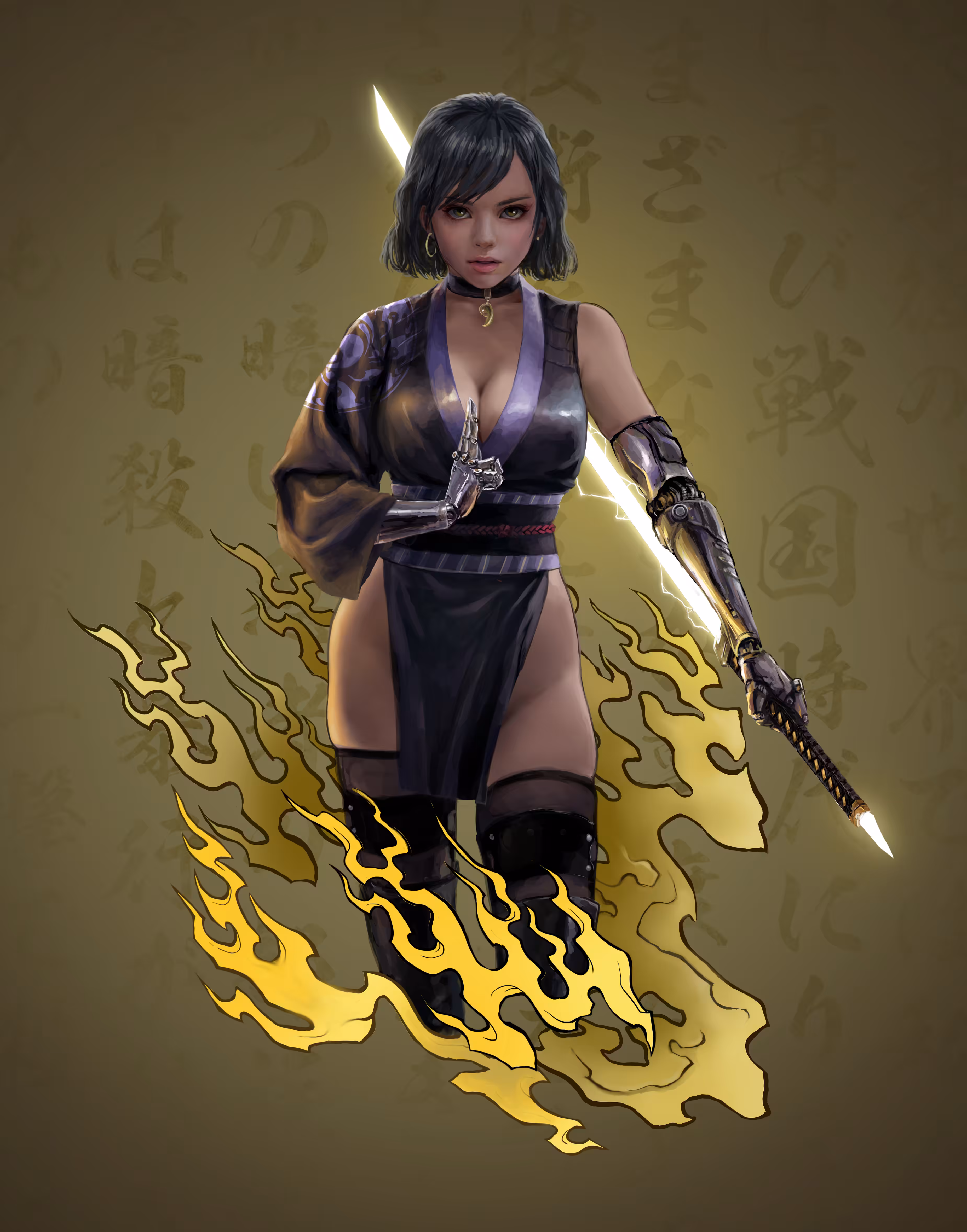The Four Elements Ninja Of Thunder, Shion
