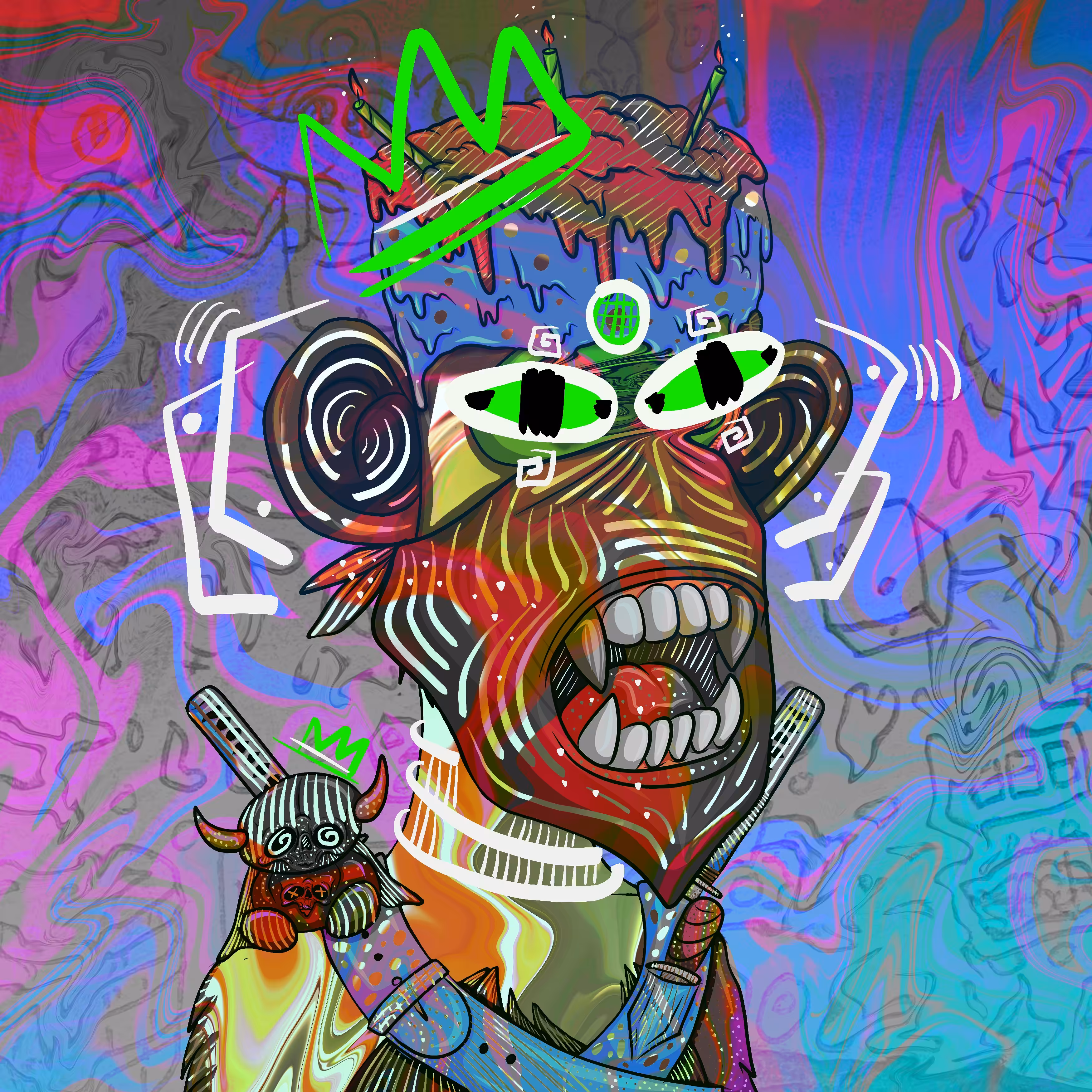 Royal Toxic Caked Apes