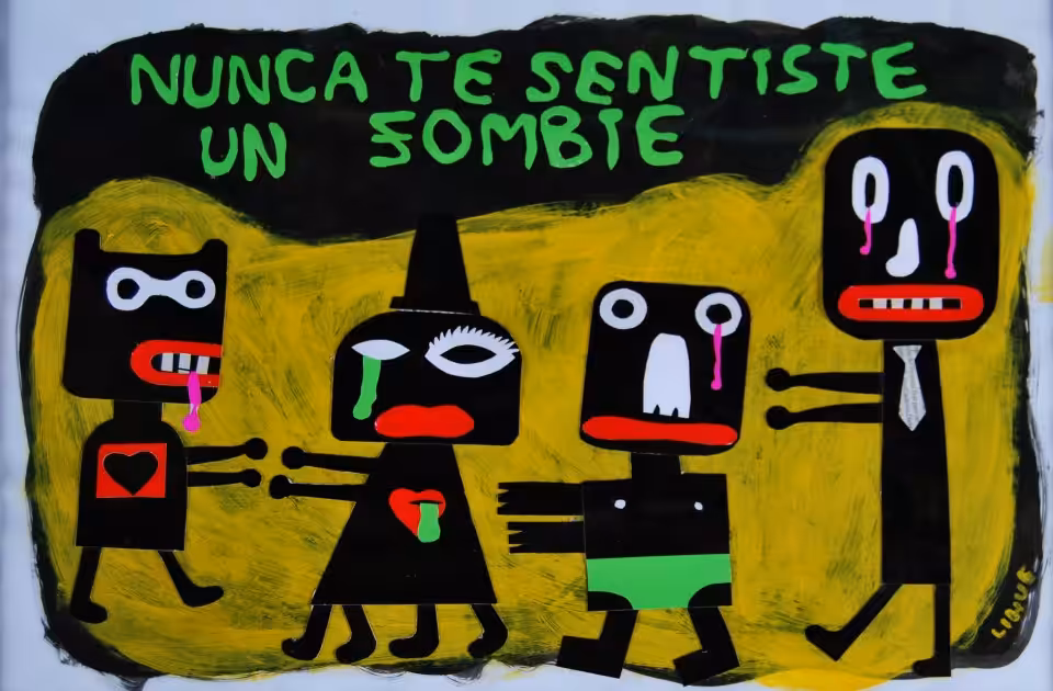 nunca te sentiste un zombie