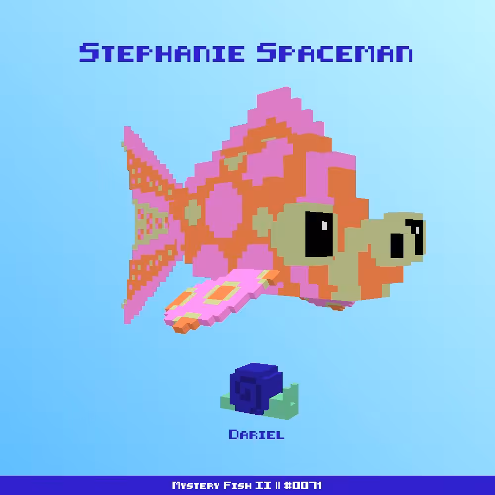 Stephanie Spaceman :: Mystery Fish 0071/1000