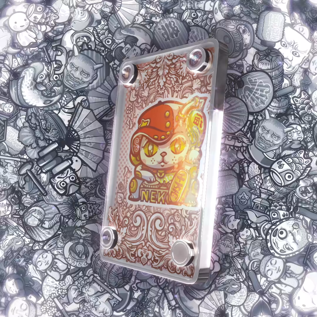 Enfu Curio #002 Sterling: Lucky Cat