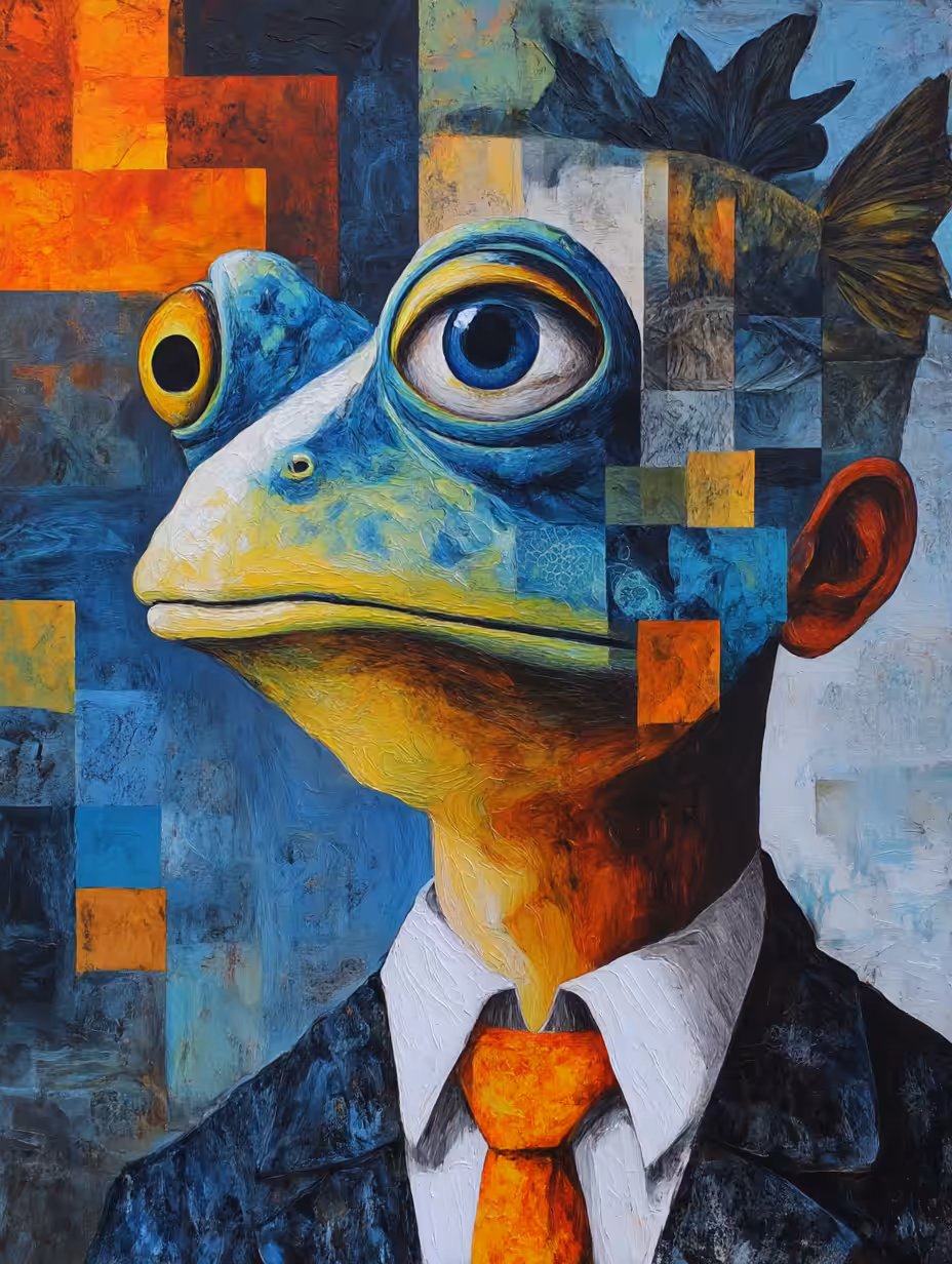 "Fragmented Gaze"