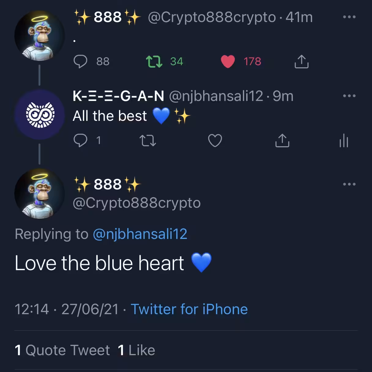 888 💙✨