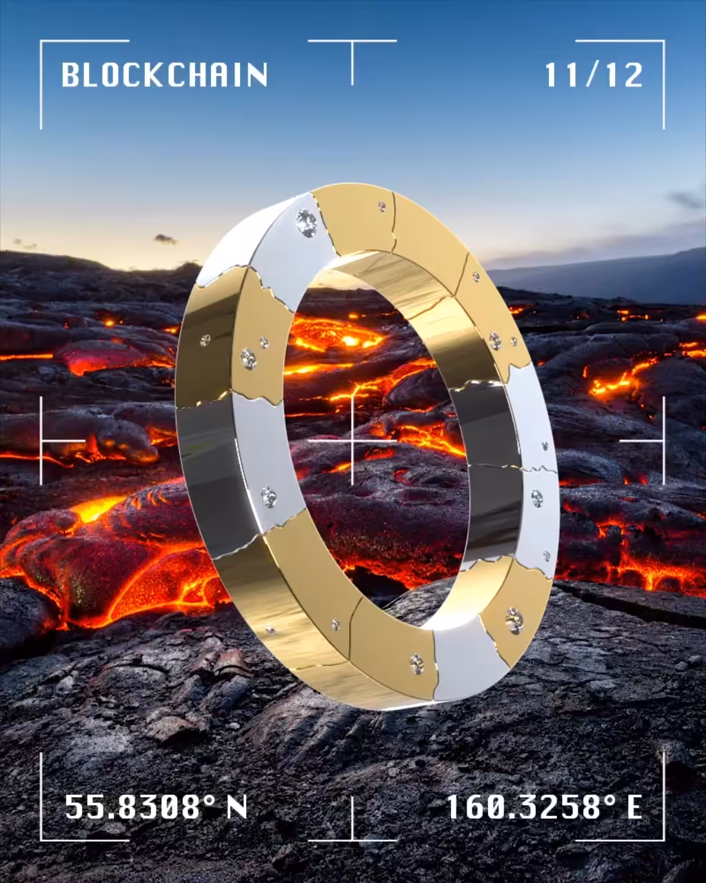 BLOCK 11: NFT + Physical 18K gold block