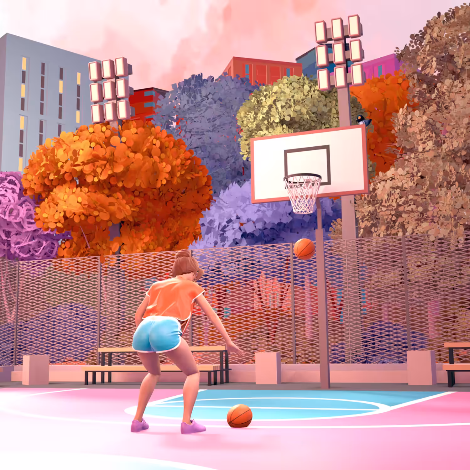 Basketball training