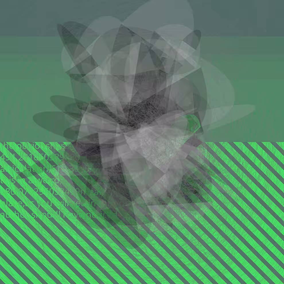 Generative composition: object in space #1