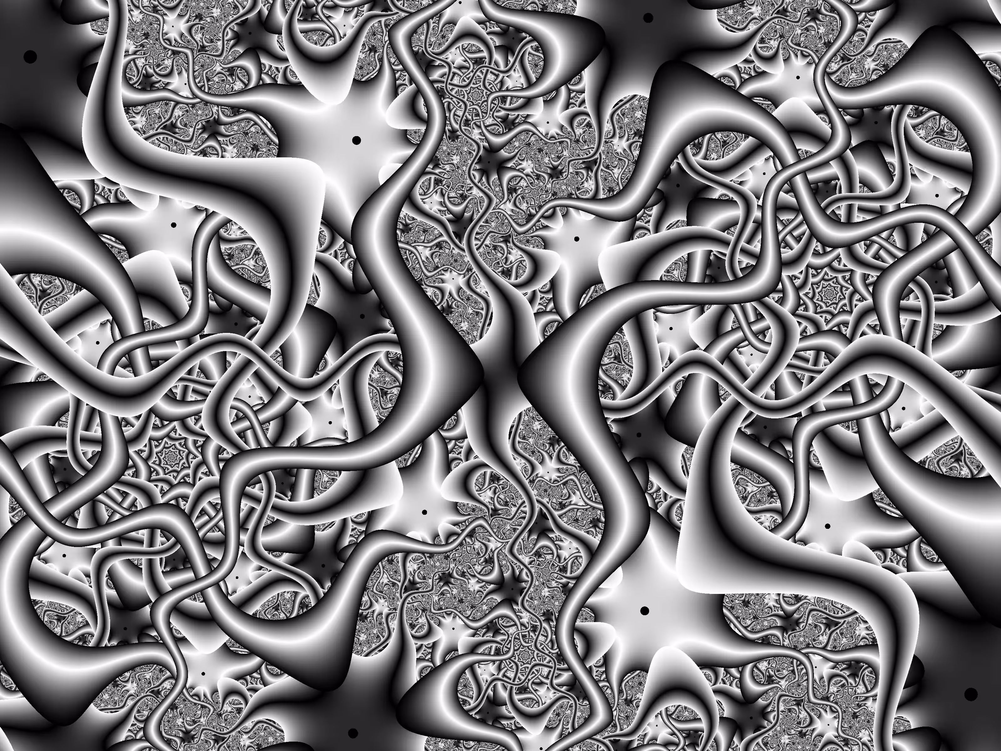 Blackened - Abstract Fractal Artwork