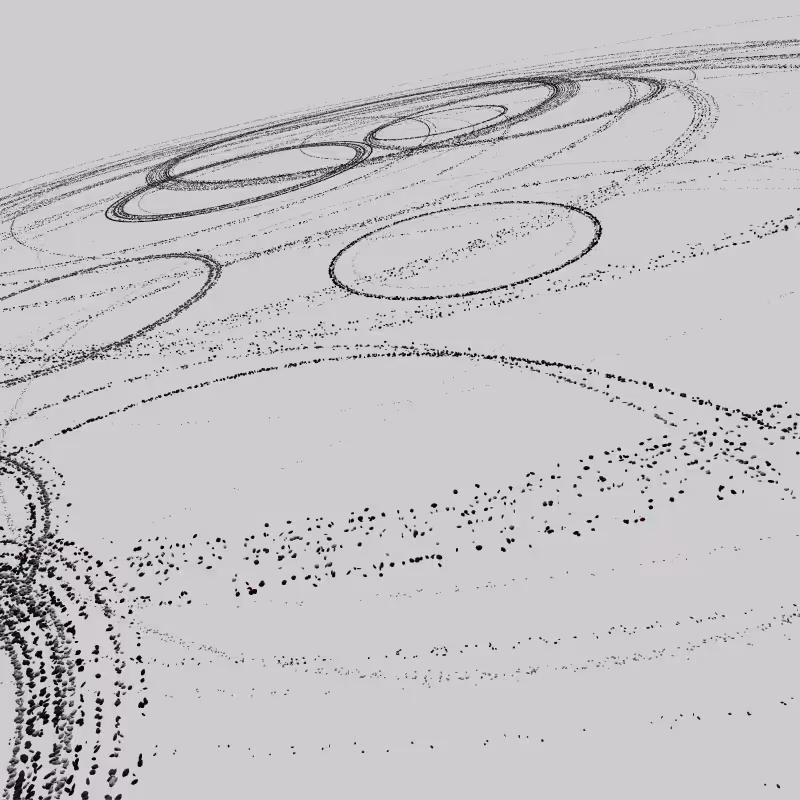 circle drops - 'the passenger' sketches #180