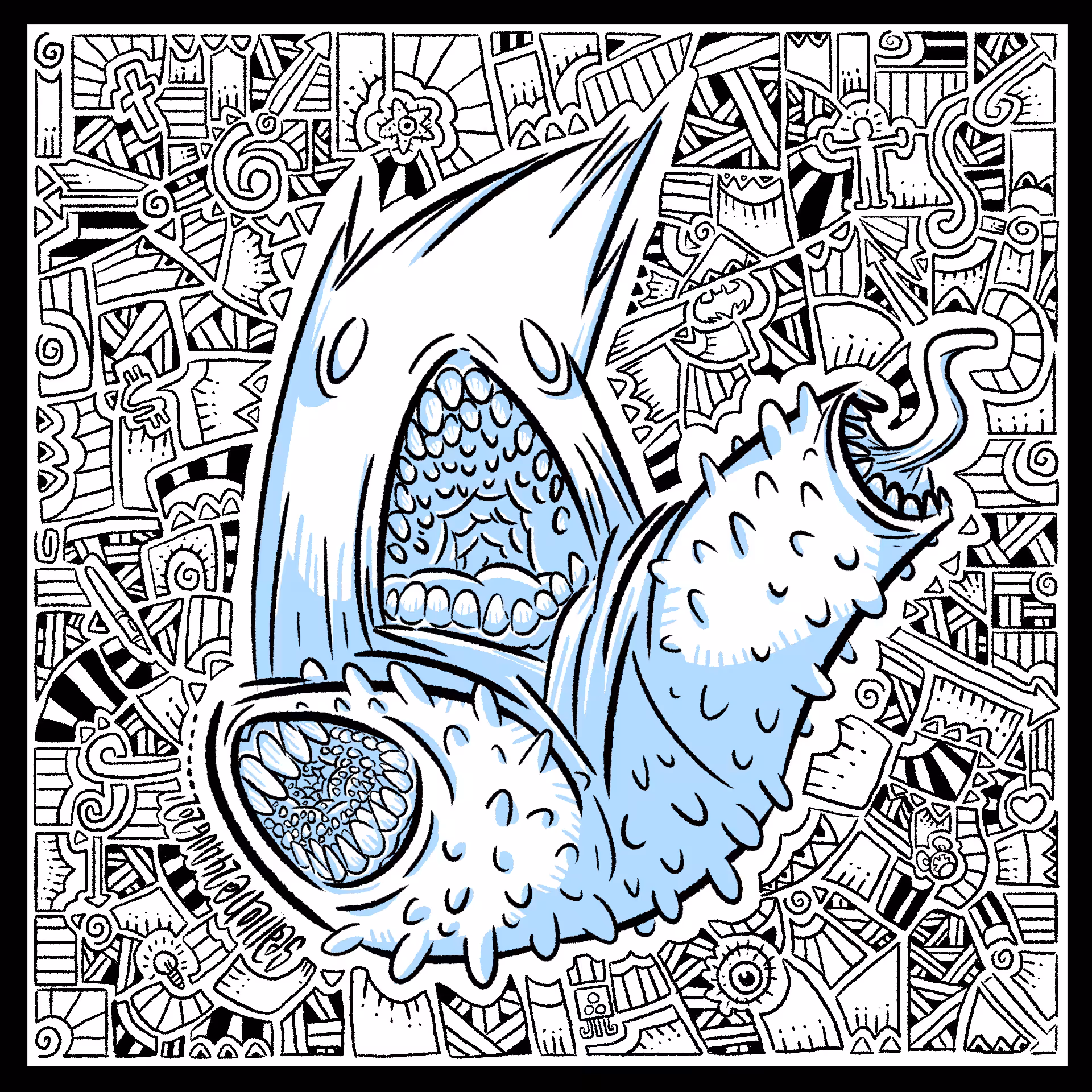 creature 011 Lineart
