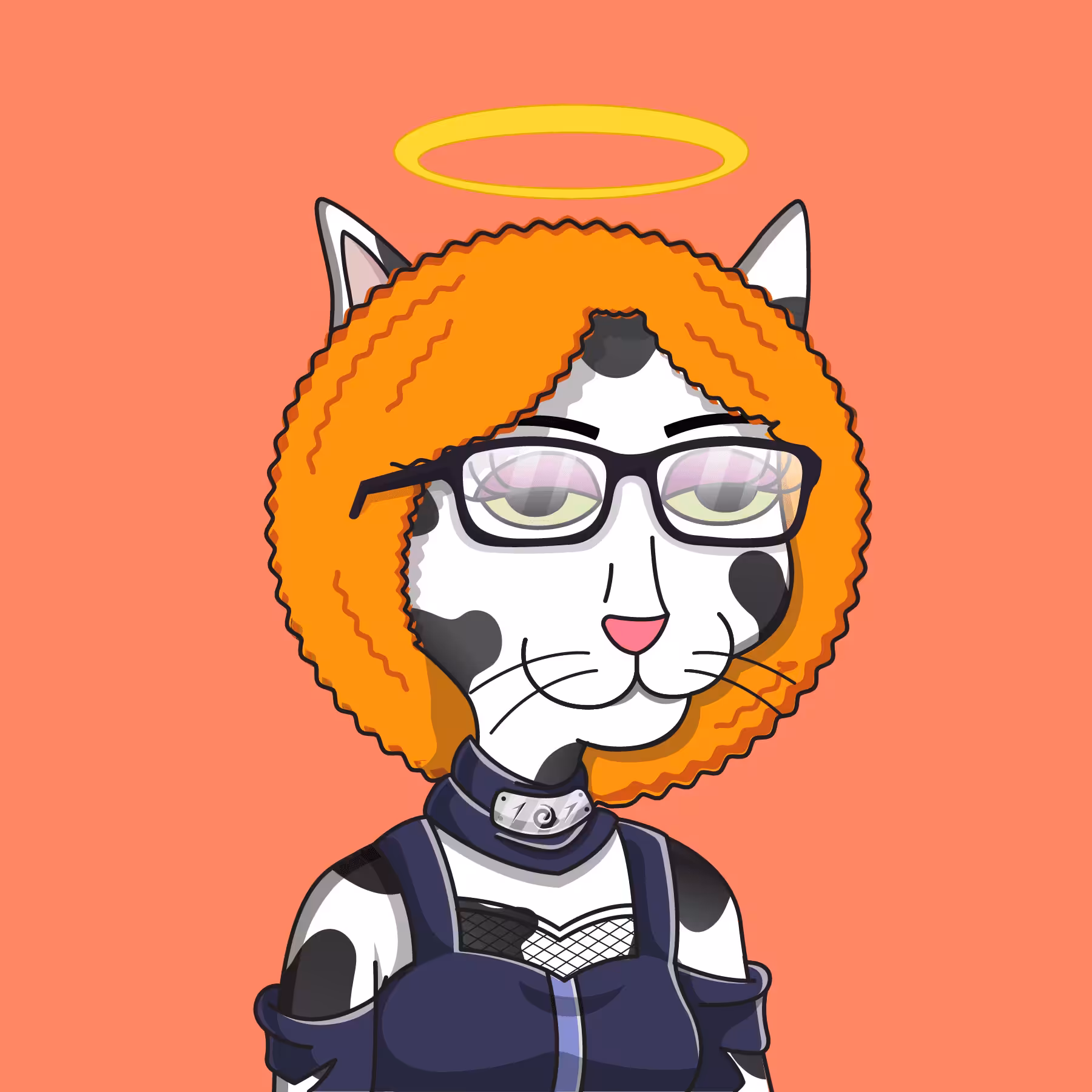 Girl Cat #490