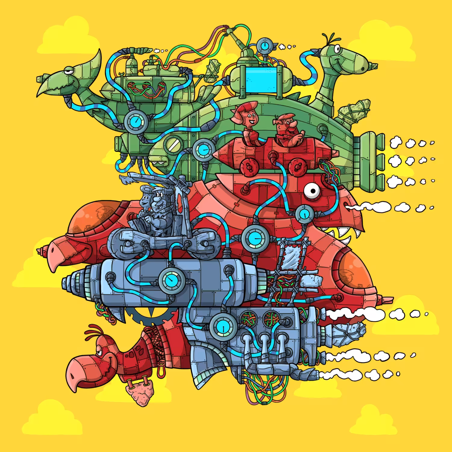 Flintstone-Knappers