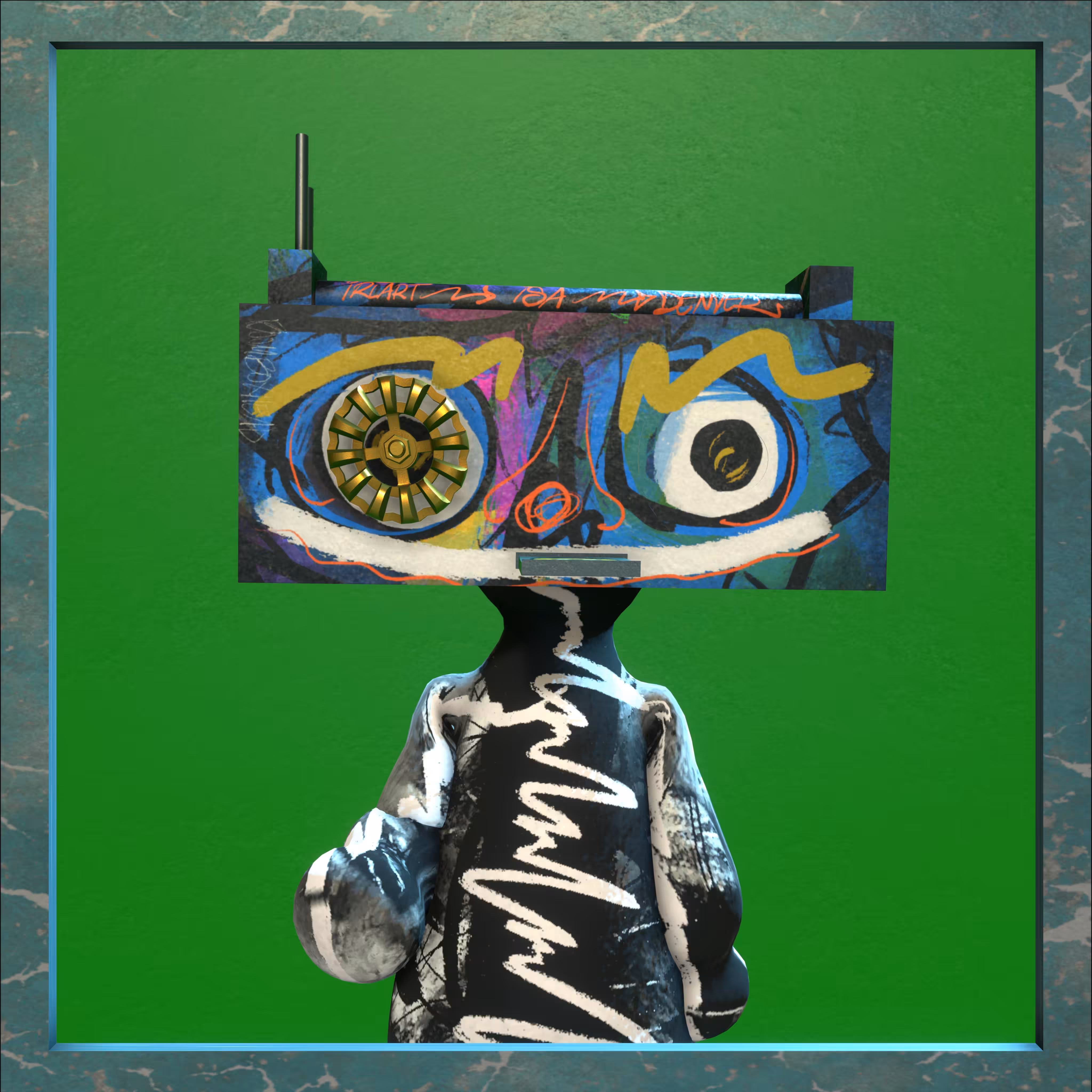 Boomboxhead #420