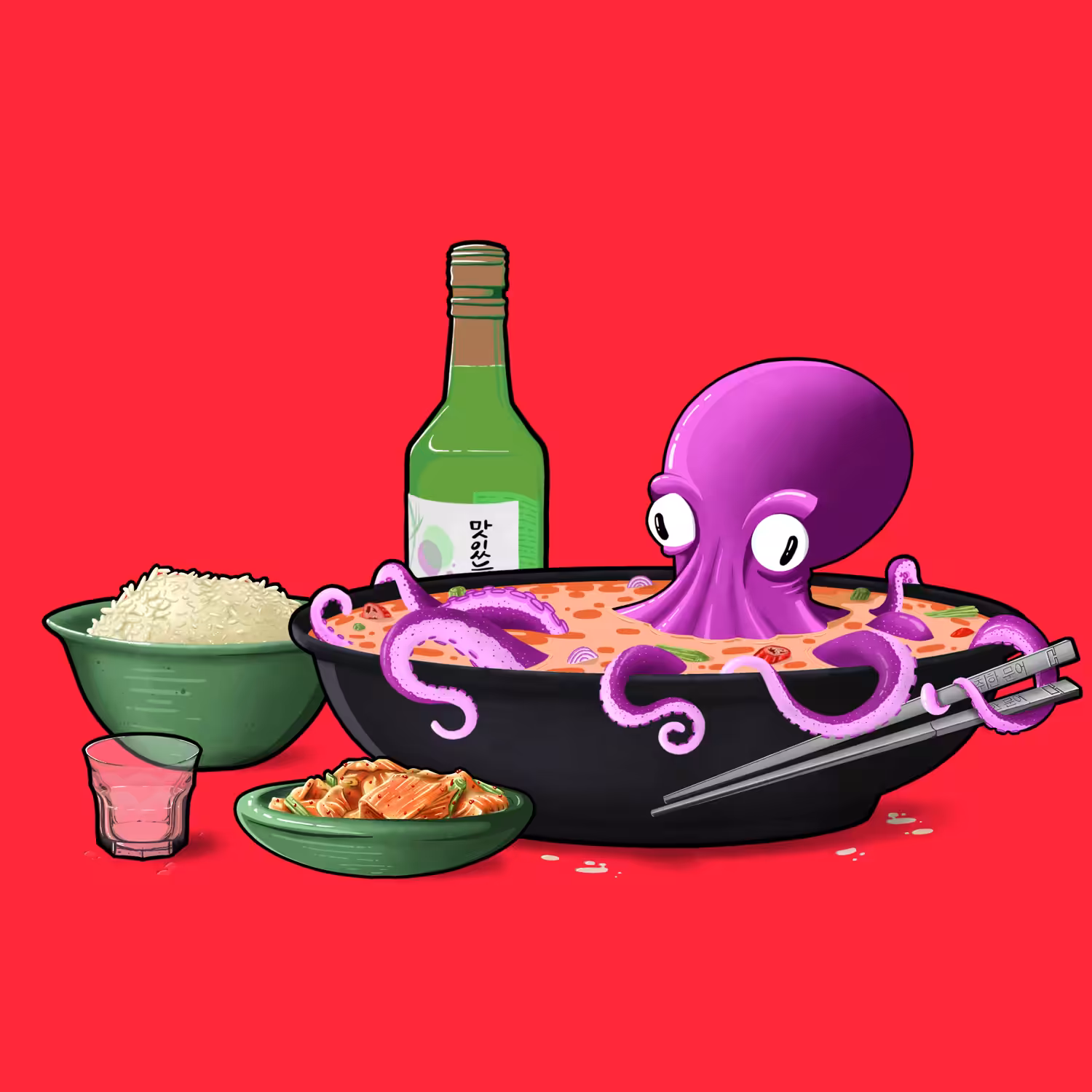 Drunken Octopus Soup