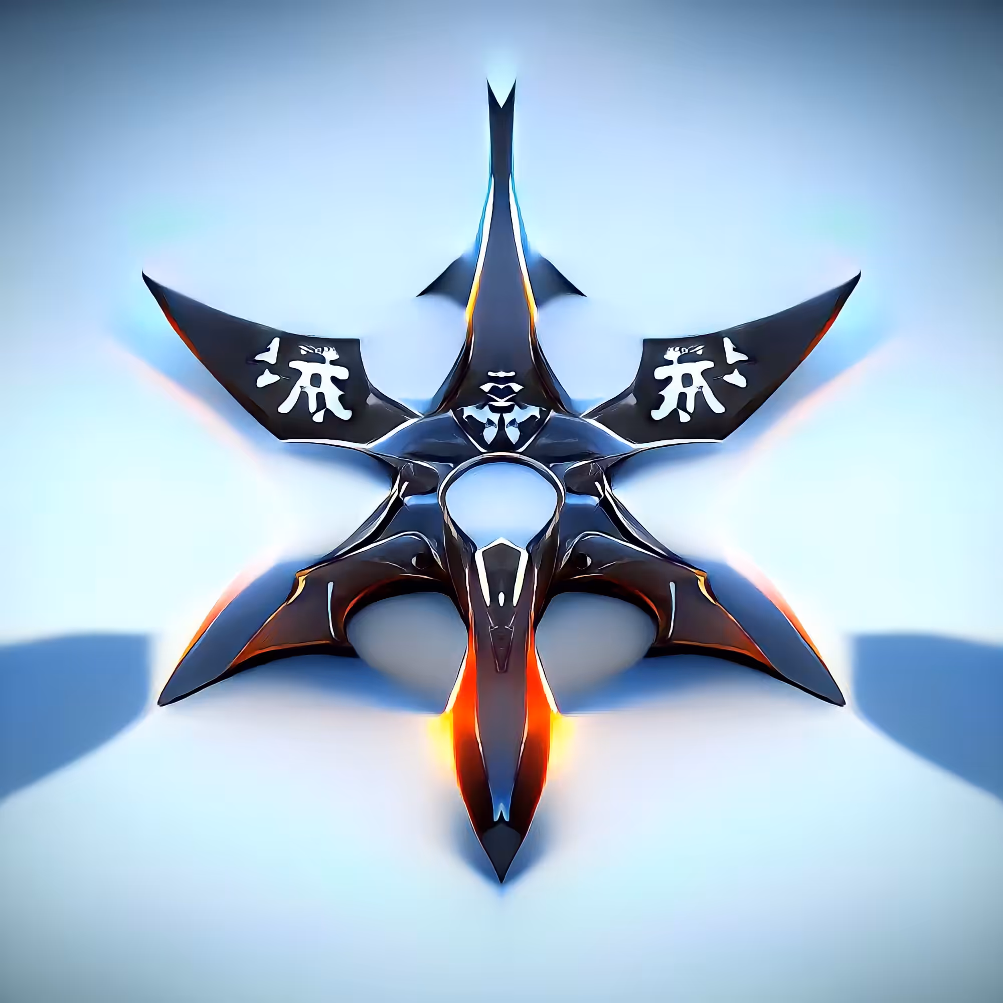 Neon Steel Shuriken