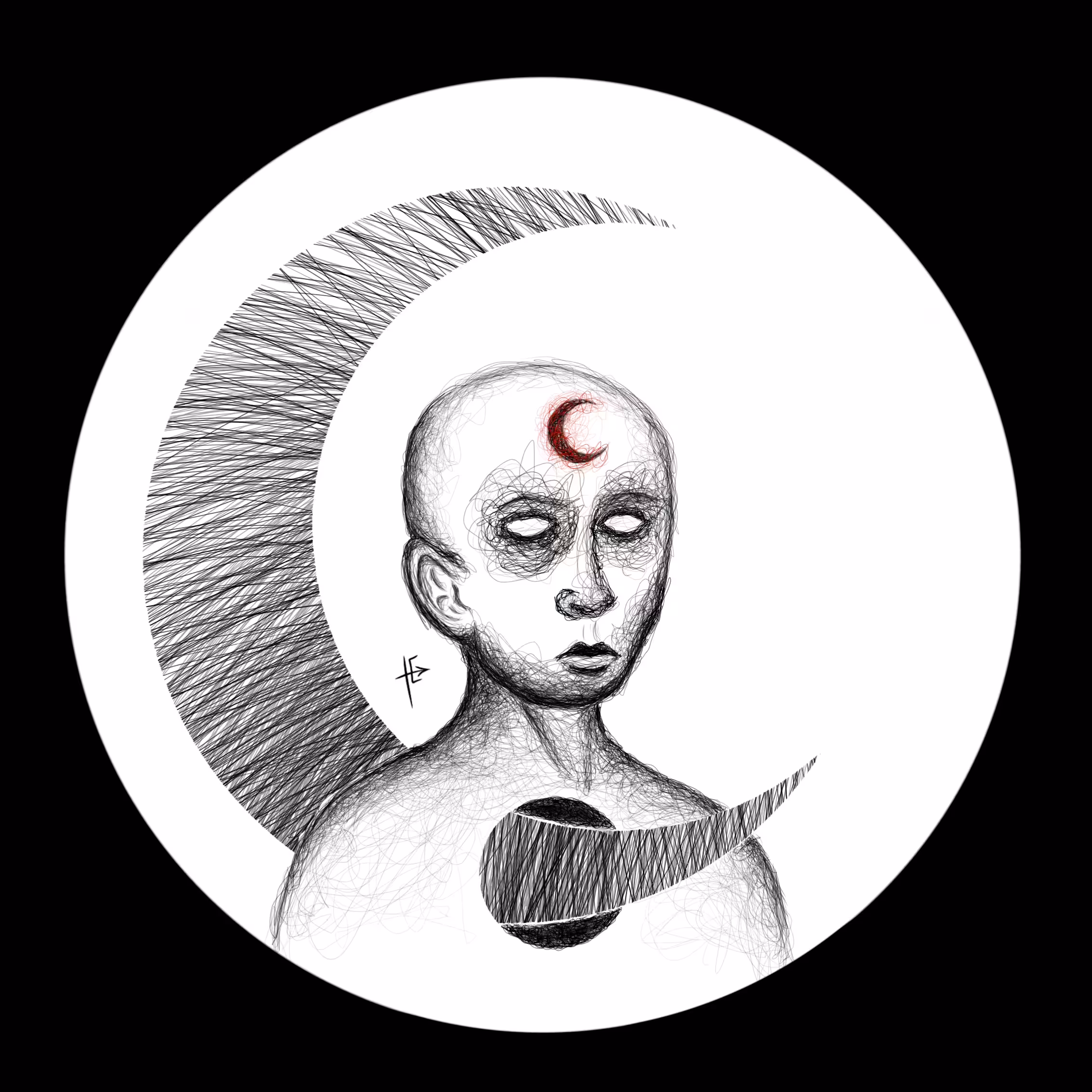 Man & Moon