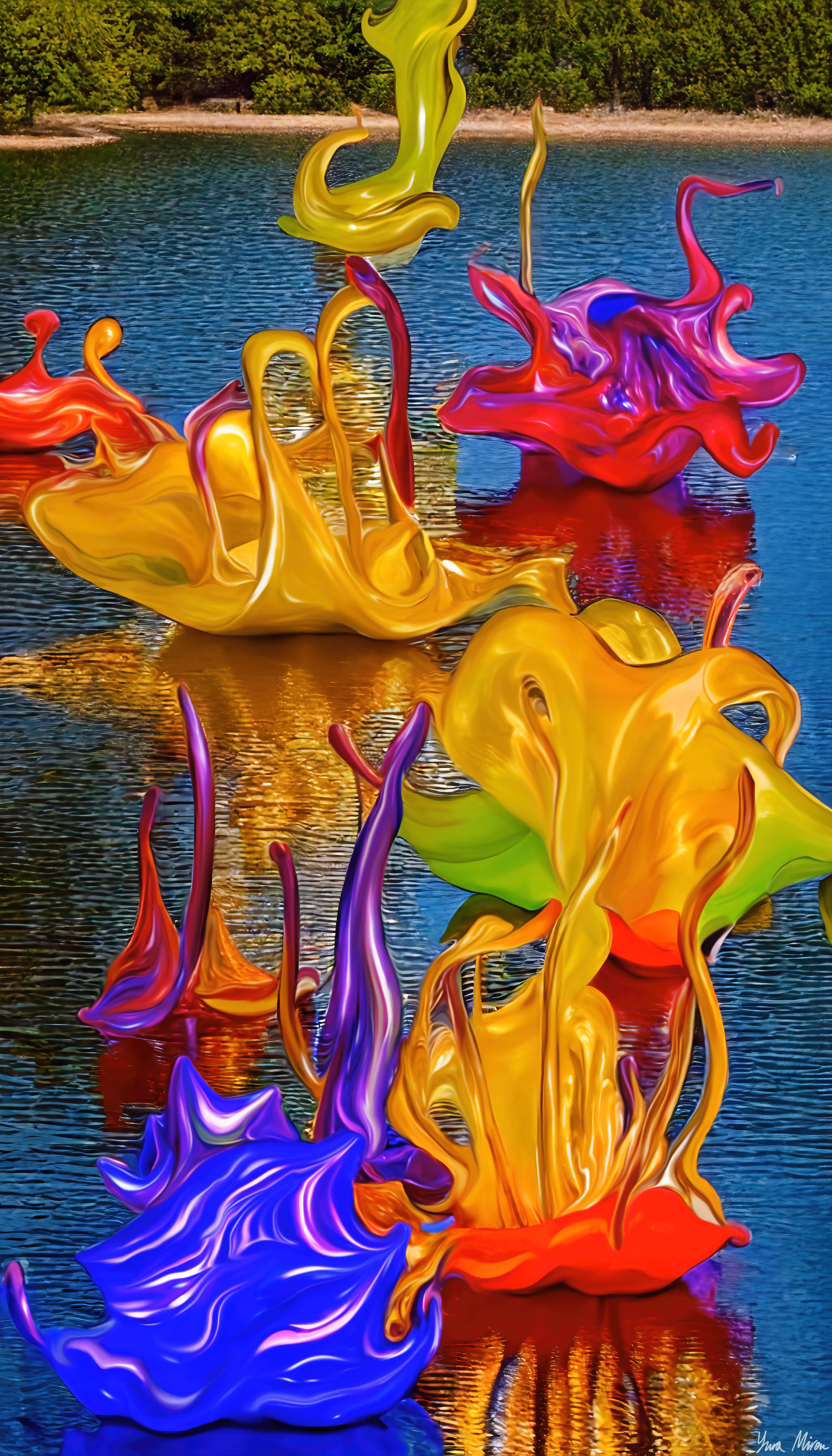 Glass on water #1
